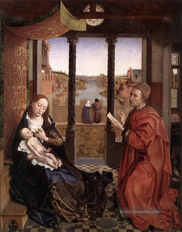 St Luke Zeichnung ein Bildnis der Madonna Rogier van der Weyden Ölgemälde